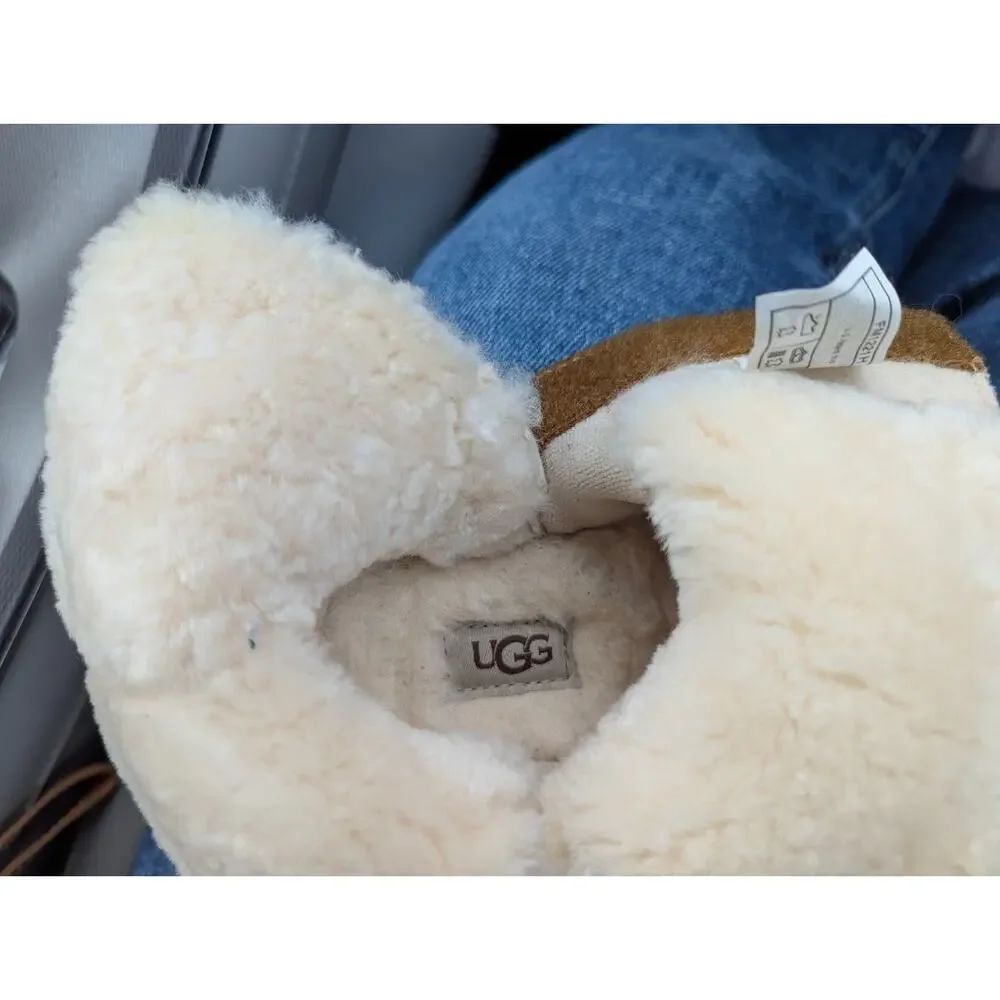 Baby Uggs,Tan Sheep Lined Sz.6 Hook And Loop Closure